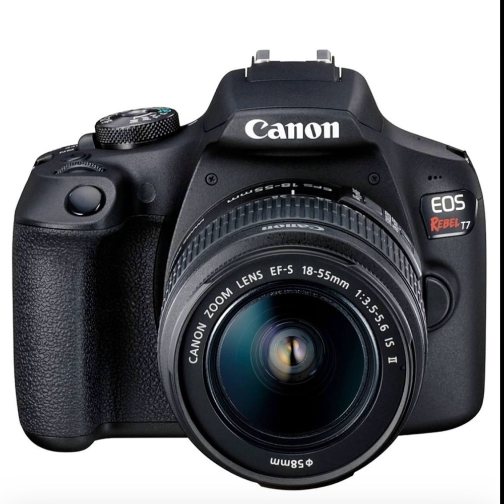 Canon EOS Rebel T7 DSLR Camera - Black